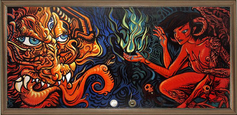 Demon and Succubus Fine Art Painting